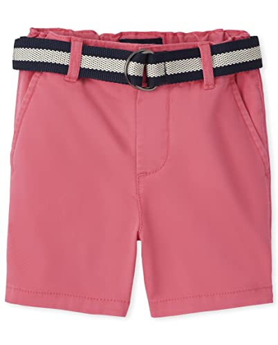 0195935378048 - THE CHILDRENS PLACE BABY AND TODDLER BOYS BELTED CHINO SHORTS, ASTILBE, 6-9 MONTHS