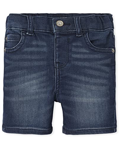 0195935383196 - THE CHILDRENS PLACE BABY AND TODDLER BOYS DENIM SHORTS, WEXLER-5 PACK, 3T