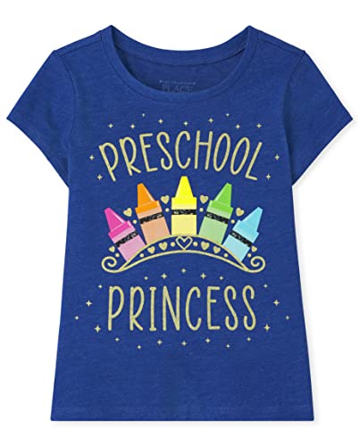 0195935603140 - THE CHILDRENS PLACE BABY GIRLS THE CHILDRENS PLACE AND TODDLER SHORT SLEEVE GRAPHIC T-SHIRT T SHIRT, PRESCHOOL PRINCESS, 5T US