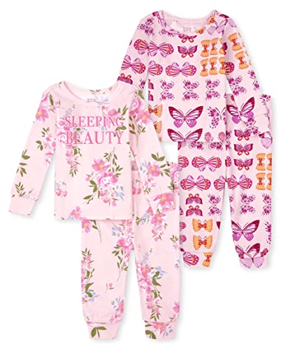 0195935770576 - THE CHILDRENS PLACE BABY & TODDLER-PJ 2 PC FAMILY MATCHING PAJAMAS SETS, SNUG FIT 100% COTTON, BIG KID, TODDLER, BABY, SLEEPING BEAUTY, 18-24 MONTHS