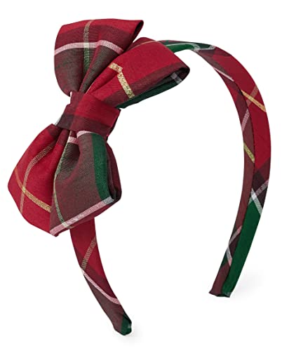 0195935837736 - GYMBOREE GIRLS AND TODDLER HEADBANDS AND HAIR ACCESSORIES, HOLIDAY TARTAN PLAID, ONE SIZE