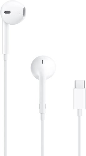 0195949121425 - APPLE EARPODS HEADPHONES WITH USB-C CONNECTOR. MICROPHONE WITH BUILT-IN REMOTE TO CONTROL MUSIC, PHONE CALLS, AND VOLUME. WIRED EARBUDS FOR IPHONE