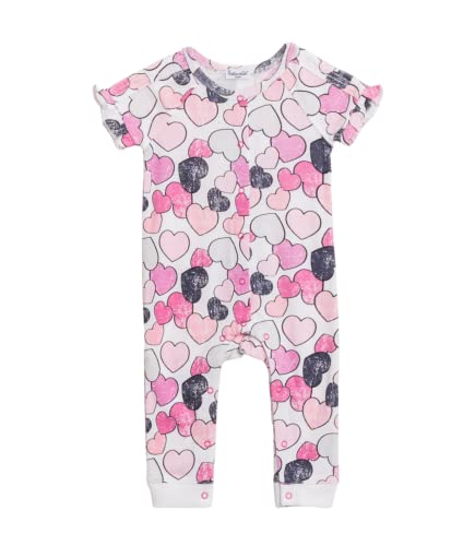 0196258035533 - SPLENDID BABY GIRLS GIRL & SHORT SLEEVE COVERALL AND TODDLER FOOTIE, FULL SAIL, 3 MONTHS US