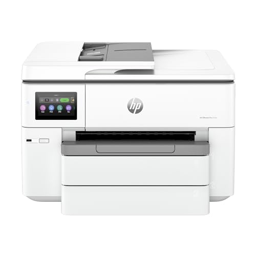 0196337487925 - HP OFFICEJET PRO 9730E WIDE FORMAT WIRELESS ALL-IN-ONE COLOR INKJET PRINTER, PRINT, SCAN, COPY, FAX, ADF, DUPLEX PRINTING BEST FOR OFFICE, 3 MONTHS OF INK INCLUDED (537P6A)