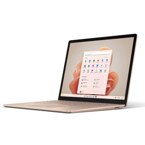 0196388018987 - MICROSOFT SURFACE LAPTOP 5 , 13.5 TOUCH SCREEN, THIN & LIGHTWEIGHT, LONG BATTERY LIFE, FAST INTEL I5 PROCESSOR FOR MULTI-TASKING, 512GB STORAGE WITH WINDOWS 11, SANDSTONE