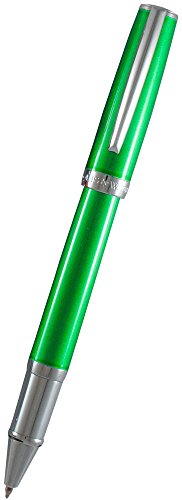 0019645401776 - WATERFORD® MARQUIS VERSA GREEN TRANSPARENT ROLLERBALL PEN WITH CHROME ACCENTS