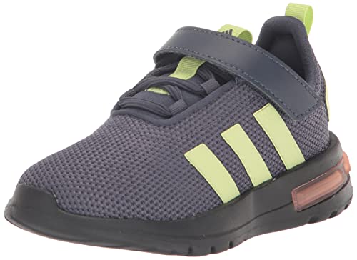 0196465762239 - ADIDAS UNISEX-BABY RACER TR23, SHADOW NAVY/PULSE LIME/BLACK (ELASTIC LACE), 6K