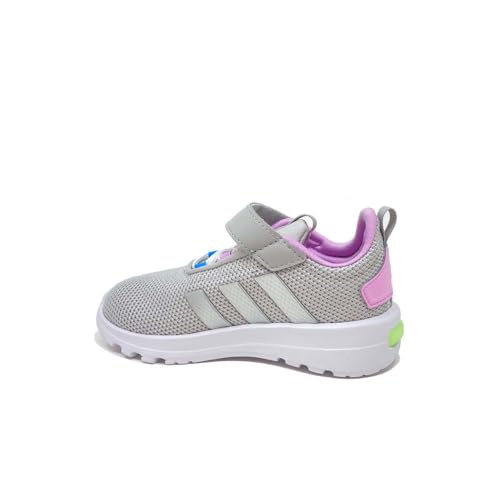 0196472277771 - ADIDAS BABY RACER TR23 SNEAKER, GREY/SILVER METALLIC/BLISS LILAC (ELASTIC LACE), 5.5 US UNISEX INFANT