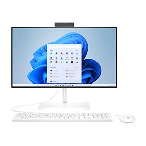 0196548094769 - HP 23.8 INCH ALL-IN-ONE DESKTOP PC, INTEL CELERON PROCESSOR J4025 PROCESSOR, INTEL UHD GRAPHICS 600 GRAPHICS, 4 GBMEMORY,WINDOWS 11 HOME OPERATING SYSTEM (24-CB0011, STARRY WHITE)