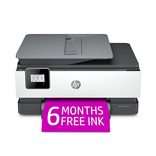 0196548669790 - HP OFFICEJET 8015E WIRELESS COLOR ALL-IN-ONE PRINTER WITH 6 MONTHS FREE INK (228F5A) (RENEWED PREMIUM)