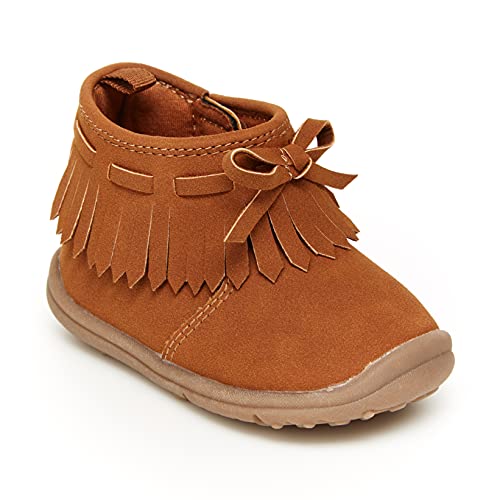 0196562016358 - CARTERS BABY GIRLS CAMBER-GP FIRST WALKER SHOE, BROWN, 2.5 INFANT US