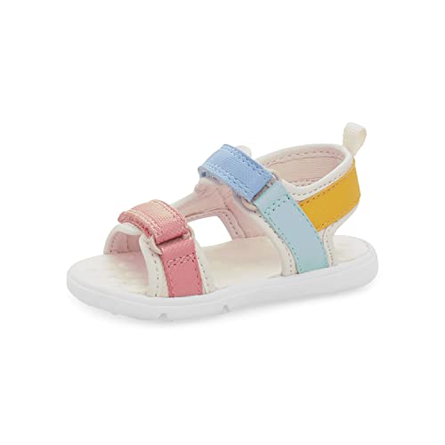 0196562150670 - CARTERS EVERY STEP BABY GIRLS ROMAN FIRST WALKER SHOE, MULTI, 3 INFANT