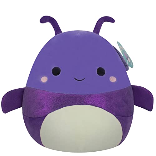 0196566157088 - SQUISHMALLOWS 12-INCH AXEL PURPLE BEETLE - MEDIUM-SIZED ULTRASOFT OFFICIAL KELLY TOY PLUSH
