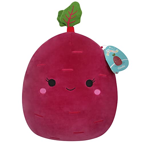 0196566157125 - SQUISHMALLOWS 12-INCH CLAUDIA PURPLE BEET - MEDIUM-SIZED ULTRASOFT OFFICIAL KELLY TOY PLUSH