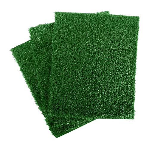 0196593201778 - PETMAKER PEE PADS FOR DOGS - SET OF 3 REPLACEMENT TURF GRASS MATS FOR POTTY TRAINING - DOG HOUSEBREAKING SUPPLIES FOR PUPPIES AND SMALL PETS