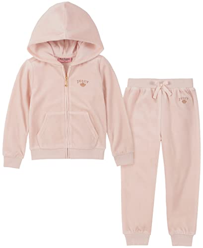 0196601068522 - JUICY COUTURE BABY GIRLS 2 PIECES JOGGER BABY AND TODDLER LAYETTE SET, BARELY PINK, 18M US