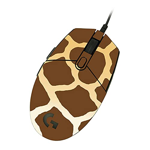 0196617093532 - MIGHTYSKINS SKIN COMPATIBLE WITH LOGITECH G203 LIGHTSYNC/PRODIGY - GIRAFFE | PROTECTIVE, DURABLE, AND UNIQUE VINYL DECAL WRAP COVER | EASY TO APPLY, REMOVE, AND CHANGE STYLES | MADE IN THE USA