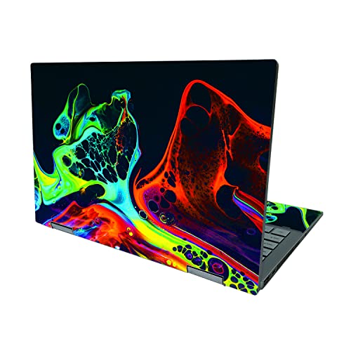0196617336141 - MIGHTYSKINS SKIN COMPATIBLE WITH HP PAVILION X360 14 - COLOR SPLASH | PROTECTIVE, DURABLE, AND UNIQUE VINYL DECAL WRAP COVER | EASY TO APPLY, REMOVE, AND CHANGE STYLES | MADE IN THE USA