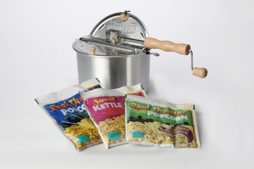 0019669000160 - WHIRLEY-POP GOURMET ASSORTED GIFT SET WITH STOVETOP POPCORN POPPER