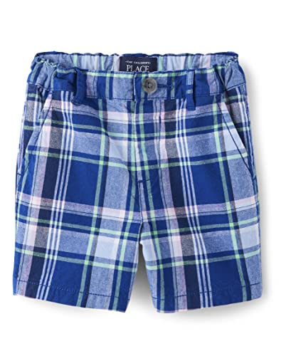 0196733162129 - THE CHILDRENS PLACE BABY TODDLER BOYS CHINO SHORTS, PACIFIC BLUE, 18-24 MONTS