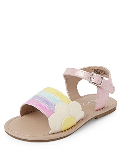 0196733223011 - THE CHILDRENS PLACE TODDLER GIRLS SANDALS, DAISY, 4