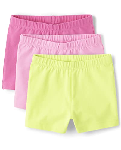 0196733278097 - THE CHILDRENS PLACE,AND TODDLER GIRLS CARTWHEEL SHORTS,BABY-BOYS,FLOWERS/BLUE/PINK STRIPE/PINK HORSES/GREY/PINK POLKADOT 6 PACK,11-13 YEARS