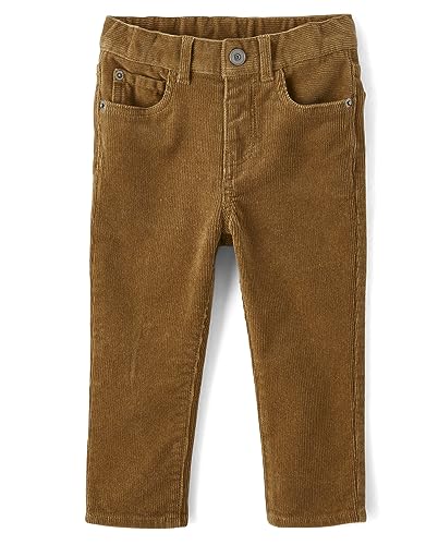 0196733873117 - THE CHILDRENS PLACE BABY BOYS AND TODDLER CORDUROY PANTS, CARMEL, 3T