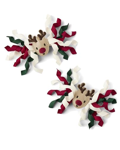 0196733894617 - GYMBOREE,TODDLER AND BABY SNAP CLIP 2-PACK HAIR ACCESSORIES,REINDEERS,ONE SIZE