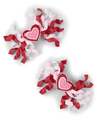 0196733895089 - GYMBOREE,TODDLER AND BABY SNAP CLIP 2-PACK HAIR ACCESSORIES,VALENTINE HEART,ONE SIZE