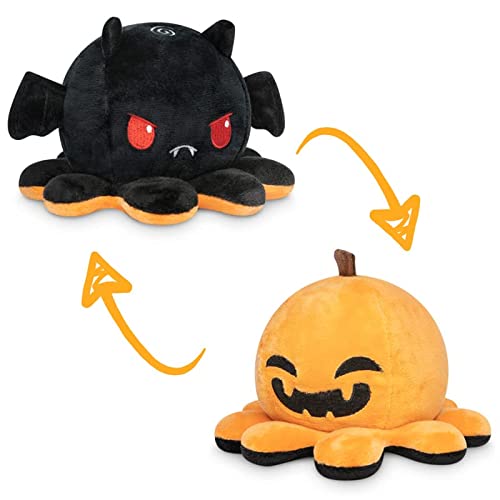 0196744006306 - TEETURTLE | REVERSIBLE OCTOPUS PLUSHIE | PATENTED DESIGN | HAPPY PUMPKIN + ANGRY BAT | SHOW YOUR MOOD WITHOUT SAYING A WORD! | AMAZON EXCLUSIVE