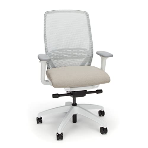 0196785697341 - HON NUCLEUS RECHARGED OFFICE CHAIR, FOG/FAWN
