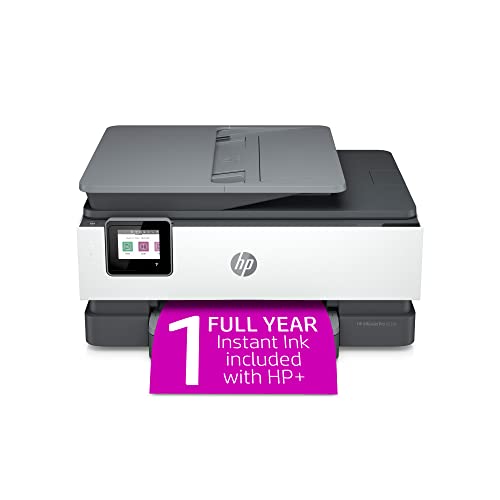 0196786715570 - HP OFFICEJET PRO 8034E WIRELESS COLOR ALL-IN-ONE PRINTER WITH 1 FULL YEAR INSTANT INK (RENEWED PREMIUM)