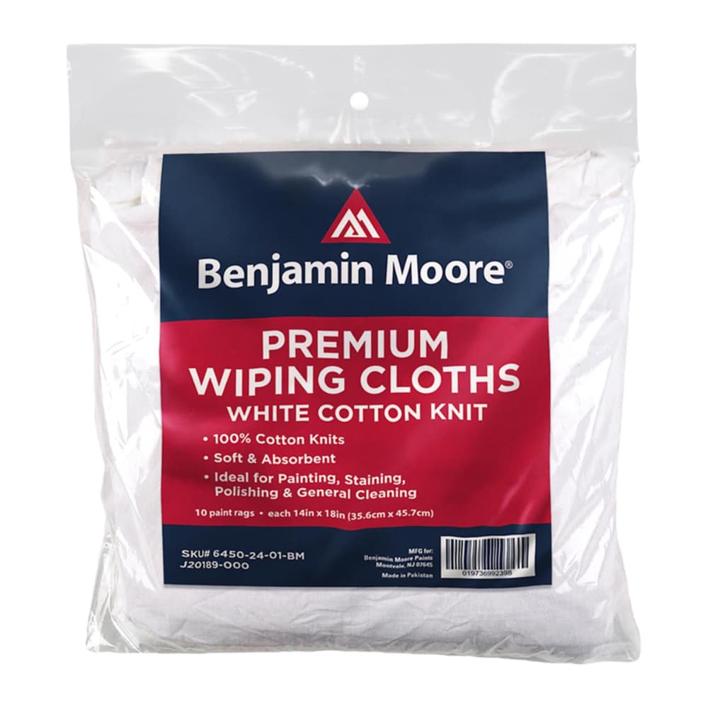 0001973699239 - BENJAMIN MOORE 1005316 14 X 18 IN. COTTON WIPING CLOTH - CASE OF 10 - PACK OF 24