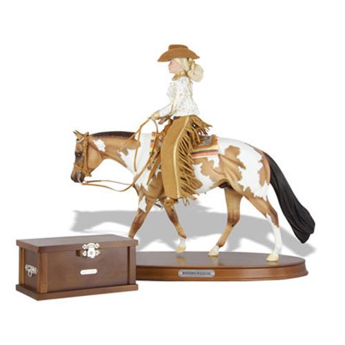 0019756011918 - BREYER HORSES TRADITIONAL THE ELEGANCE COLLECTION HORSE AND RIDER CENTERPIECE