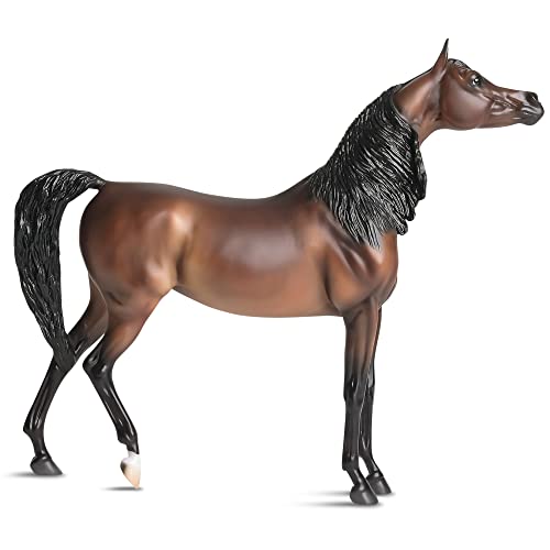 0019756018733 - BREYER HORSES TRADITIONAL SERIES RD MARCIEA BEY | HORSE TOY MODEL | 14 X 10 | 1:9 SCALE | MODEL #1873