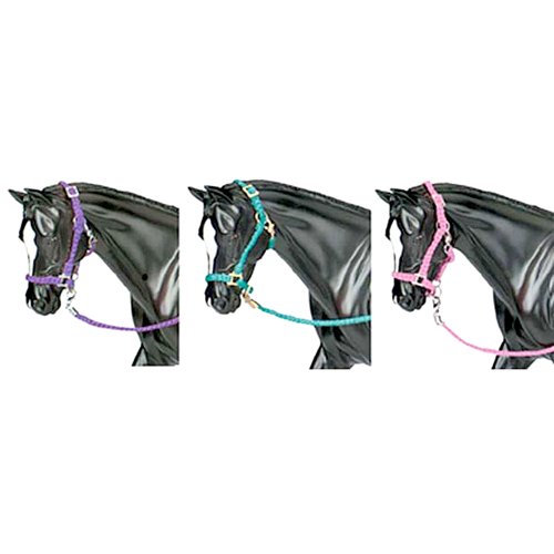 0019756024741 - NYLON HALTER WITH LEAD ROPE, THREE COLORS