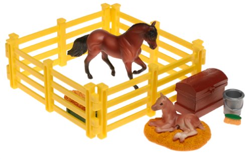 0019756053062 - BREYER STABLEMATES: NEW ARRIVAL PLAY SET