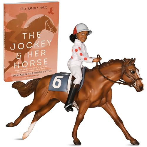 0019756062361 - BREYER HORSES FREEDOM SERIES CHERYL WHITE HORSE AND BOOK SET HORSE AND BOOK SERIES | HORSE TOY MODEL | 1:12 SCALE FREEDOM SERIES HORSE FIGURINE | MODEL #6236