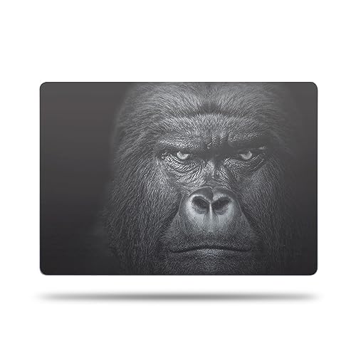 0197560690434 - MIGHTYSKINS SKIN COMPATIBLE WITH APPLE MACBOOK AIR 15 M2 FULL WRAP KIT - MONO GORILLA | PROTECTIVE, DURABLE, AND UNIQUE VINYL DECAL WRAP COVER | EASY TO APPLY | MADE IN THE USA