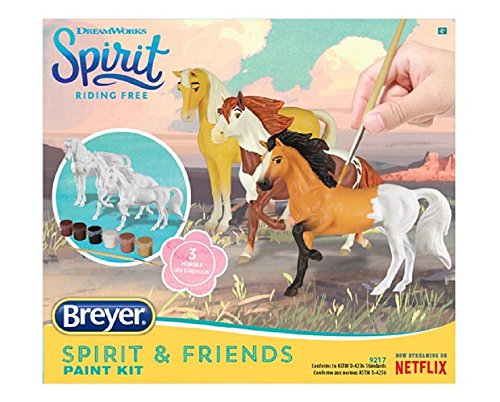 0019756092177 - BREYER SPIRIT RIDING FREE - DELUXE SPIRIT AND FRIENDS HORSE PAINTING CRAFT KIT