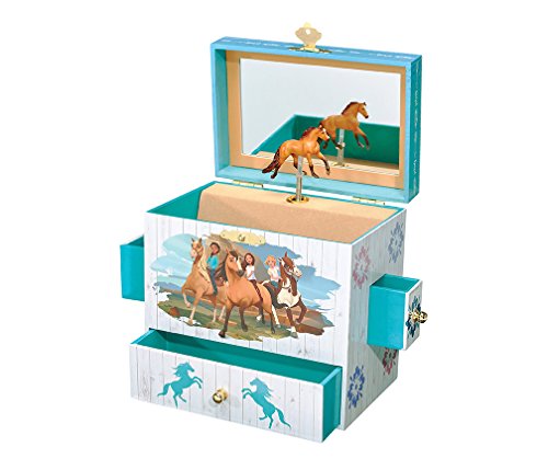 0019756092290 - BREYER SPIRIT RIDING FREE - SPIRIT AND LUCKY MUSICAL HORSE JEWELRY BOX
