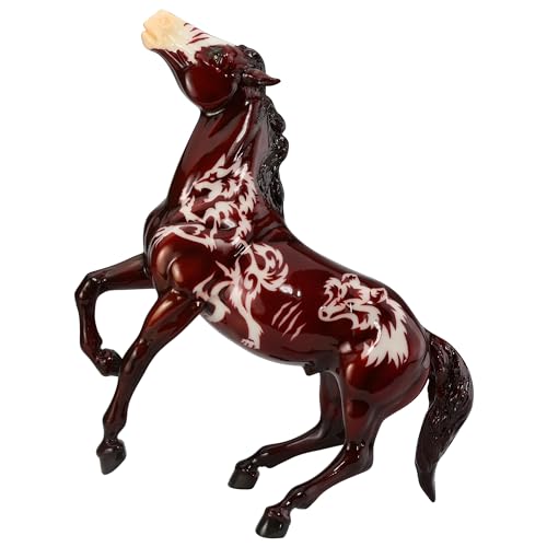 0019756110185 - BREYER TRADITIONAL SERIES | BEOWULF | 2024 HALLOWEEN HORSE | GLOW IN THE DARK | HORSE FIGURINE | MODEL #B-TR-10118