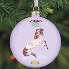 0019756708153 - BREYER ARTIST SIGNATURE ORNAMENT MUSTANG HOLIDAY 2015 COLLECTION