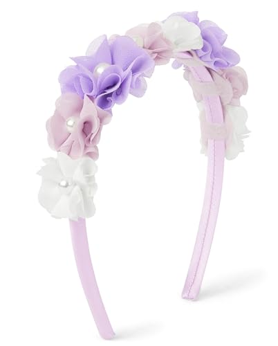 0197710013298 - GYMBOREE,AND TODDLER HEADBANDS AND HAIR ACCESSORIES,LAVENDER FLOWER CROWN,ONE SIZE