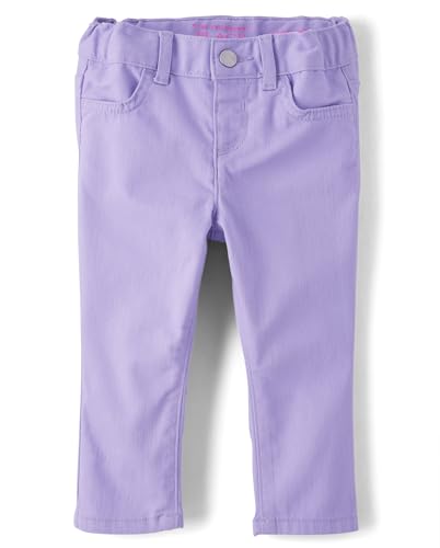 0197710217153 - THE CHILDRENS PLACE BABY GIRLS AND TODDLER STRAIGHT LEG FASHION DENIM, PETAL PURPLE