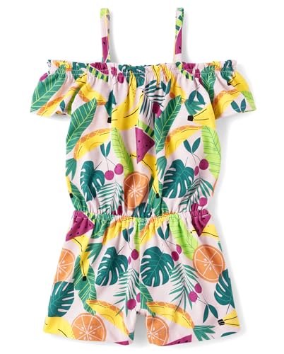 0197710291252 - THE CHILDRENS PLACE BABY GIRLS AND TODDLER PRINTED ROMPERS, ROSE MIST FLORAL