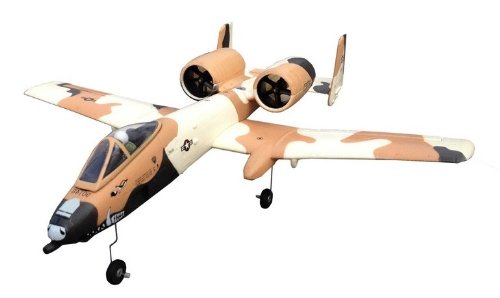 0019782894691 - J-POWER A10 THUNDERBOLT JET ELECTRIC RC AIRPLANE 2.4GHZ 6CH CHANNEL RTF READY TO FLY, COMES W/ POWERFUL DUAL BRUSHLESS MOTORS, LI-PO BATTERY
