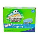 0019800001919 - DROP-INS TOILET CLEANING TABLET WITH SCRUBBING BUBBLES