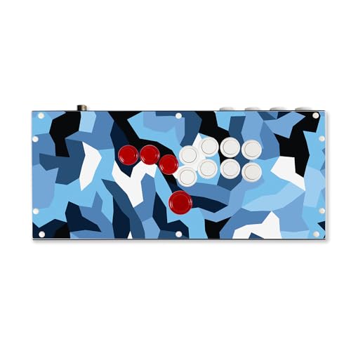 0198164653573 - GAMING SKIN COMPATIBLE WITH HIT BOX (PS4/PC) - SKY CAMOUFLAGE - PREMIUM 3M VINYL PROTECTIVE WRAP DECAL COVER - EASY TO APPLY | CRAFTED IN THE USA BY MIGHTYSKINS
