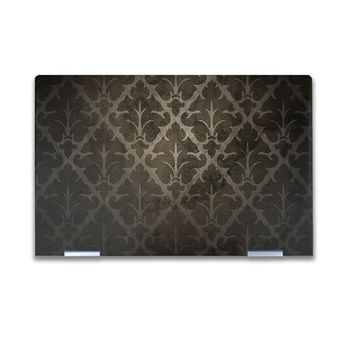 0198164865914 - LAPTOP SKIN COMPATIBLE WITH HP ENVY X360 14” - VINTAGE ELEGANCE - PREMIUM 3M VINYL PROTECTIVE WRAP DECAL COVER - EASY TO APPLY | CRAFTED IN THE USA BY MIGHTYSKINS